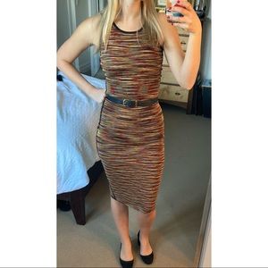 Sandro knit bodycon midi length dress